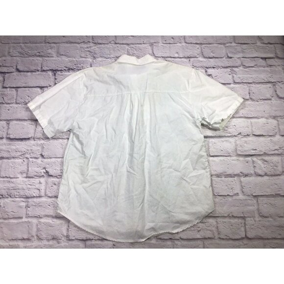 Allyson Whitmore Womens Vintage Embellished Button Front Shirt Size Medium - Picture 4 of 6